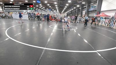 92 lbs Round 3 (12pm Friday) - Raylynn Robinson, Florida Elite vs Brooklyn Murray, NEWHALE
