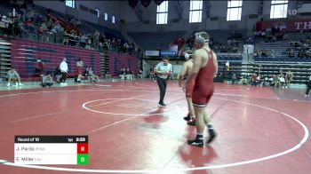 285 lbs Round Of 16 - John Pardo, Univ Of Pennsylvania vs Ethan Miller, Lock Haven