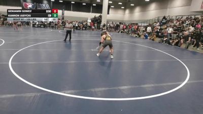 126 lbs Cons. Rd Of 32 - Kannon Judycki, Izzy Style Wrestling vs Benjamin Gomez, Bear Cave Wrestling Club