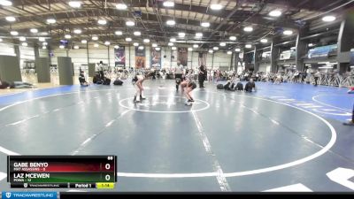 88 lbs Rd# 10- 4:00pm Saturday Final Pool - Laz McEwen, POWA vs Gabe Benyo, Mat Assassins