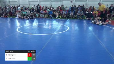 90 lbs Pools - Gunner Helwig, BAM Training Center vs Payt Titus, Team Gotcha