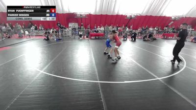 100 lbs Cons. Semis - Ryan Fuenffinger, Jack Pine Savage vs Parker Wingen, Jackrabbit Wrestling Academy