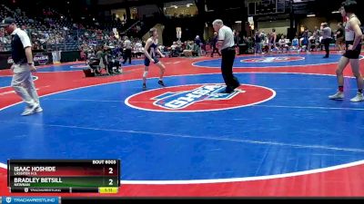 6A-106 lbs Champ. Round 1 - Isaac Hoshide, Lassiter H.S. vs Bradley Betsill, Newnan