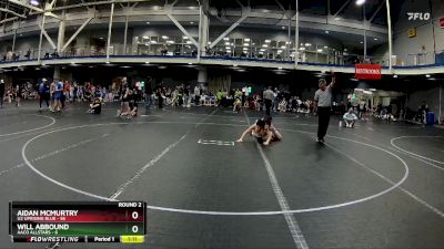 120 lbs Round 2 (8 Team) - Aidan McMurtry, U2 Uprising Blue vs Will Abbound, AACO Allstars