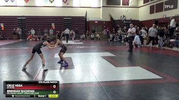 J-11 lbs 5th Place Match - Brennan Bachman, Delaware County Wrestling Club vs Cruz Vega, DC ELITE