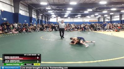 58 lbs Champ. Round 2 - Idris Quezada, Sublime Wrestling Academy vs Jace Gremling, Legacy Wrestling Academy