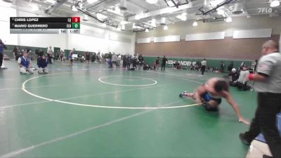215 lbs Quarterfinal - Mario Guerrero, El Rancho vs Chris Lopez, La Quinta