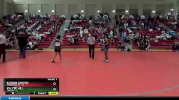 132 lbs Round 2 - Kalyse Hill, Daphne vs Loriah Castro, Enterprise HS