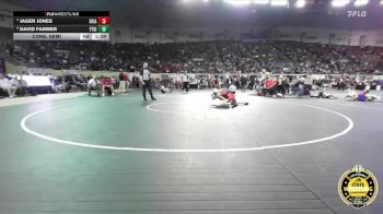 B4A-126 lbs Cons. Semi - David Farmer, Ft. Gibson vs Jagen Jones, Skiatook