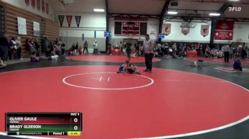 Bracket 15 lbs Quarterfinal - Oliver Gaule, WBNDD vs Brady Gleeson, WBNDD