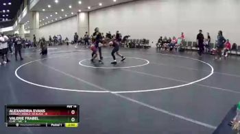 107 lbs Quarters & Wb (16 Team) - Alexandria Evans, Charlie`s Angels- GA Black vs Valerie Frabel, CLWC / IWC