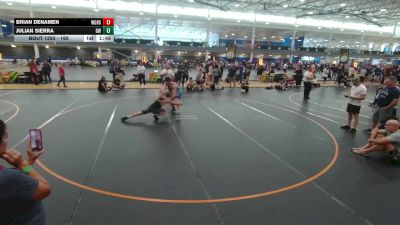 165 lbs Cons. Round 5 - Julian Sierra, Gladiator Wrestling vs Brian Denamen, West Geauga