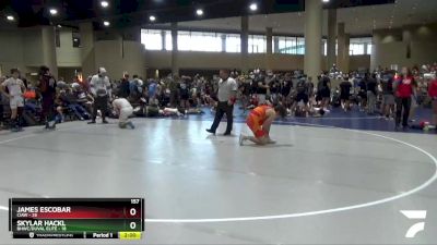 157 lbs Round 2 Champ & Wb (32 Team) - James Escobar, CIAW vs Skylar Hackl, BHWC/Duval Elite