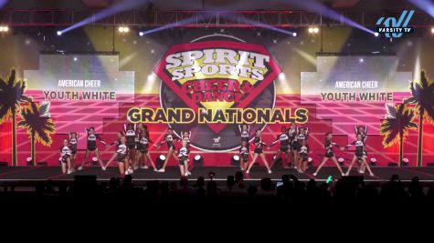 American Cheer - YOUTH WHITE [2024 L1 Youth - Medium Day 1] 2024 Spirit Sports Grand Nationals