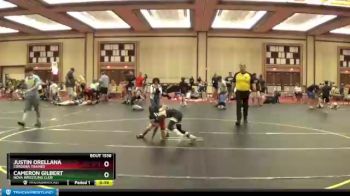 50 lbs Semifinal - Cameron Gilbert, NOVA Wrestling Club vs Justin Orellana, Cordoba Trained