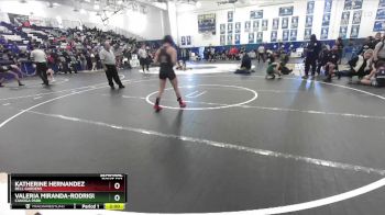 105 lbs Semifinal - Katherine Hernandez, Bell Gardens vs Valeria Miranda-Rodriguez, Canoga Park