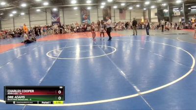 96 lbs Rd# 4- 2:00pm Friday Final Pool - Dre Adams, Backyard Brawlers vs Charles Cooper, Rebellion