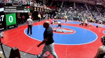 110 lbs Cons. Round 3 - Lily Armistead, Putnam County vs Ruthie Ridings, Rockmart