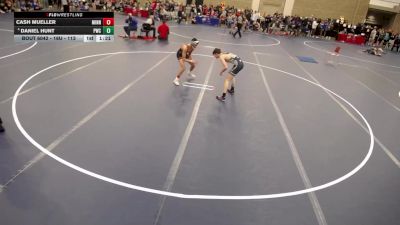 16U - 113 lbs Champ. Round 1 - Cash Mueller, Minnesota vs Daniel Hunt, Pinnacle Wrestling Club