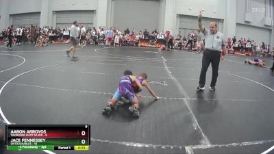 60 lbs Semis (4 Team) - Aaron Arroyos, Takedown Elite Silver vs Jace Fennessey, Untouchables