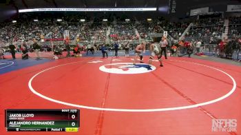 3A-215 lbs Quarterfinal - Jakob Lloyd, Green River vs Alejandro Hernandez, Pinedale