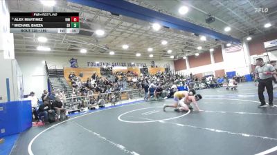 190 lbs 3rd Place Match - Alex Martinez, Rim Of The World vs Michael Baeza, San Dimas