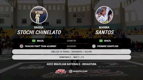 Marina Santo vs Raissa Stochi Chinelato 2025 ADCC Brazilian Nationals