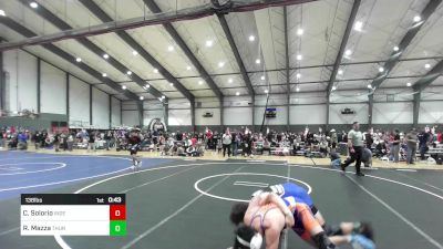 138 lbs 3rd Place - Cesar Solorio, Independent vs Riley Mazza, Thunder Mountain WC