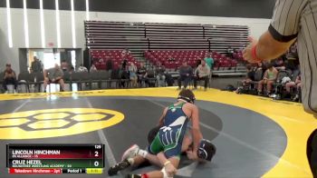 129 lbs Round 1 (8 Team) - Cruz Hezel, Roundtree Wrestling Academy vs Lincoln Hinchman, PA Alliance