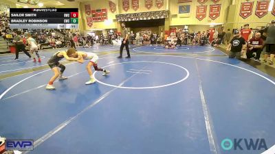 70 lbs Consi Of 8 #2 - Sailor Smith, Bartlesville Wrestling Club vs Bradley Robinson, Claremore Wrestling Club