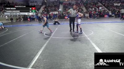 95 lbs Champ. Round 1 - Tate Wood, Greater Heights vs Kasen Dishong, Nemaha County