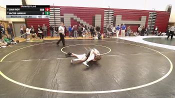 126 lbs Consi Of 8 #1 - Liam Roy, RHAM vs Jacob Hamlin, Joel Barlow