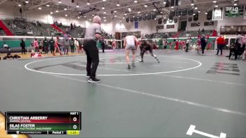 157 lbs 1st Place Match - Christian Arberry, Warren Central vs Silas Foster, Purdue Polytechnic Englewood