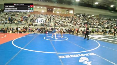 U23 Women - 76 lbs Champ. Round 1 - Erin Martin, OH vs Grace Doering, IN