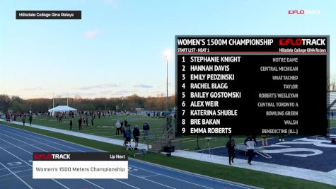 Women's 1500m Championship, Heat 1