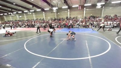 64 lbs Quarterfinal - Cashlee Scarbrough, Round Valley vs Presley French, Stout Wrestling Academy