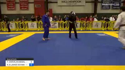 FELIPE CARVALHO BEGALI ROCHA vs NICHOLAS B JAMES SCHWAN 2020 Houston International Open IBJJF Jiu-Jitsu Championship