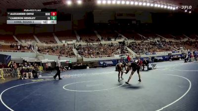 120-D1 Cons. Round 2 - Alexander Ortiz, Boulder Creek High School vs Cameron Hensley, Casteel High School