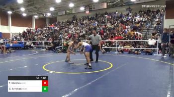 145 lbs Consolation - Tristan Nieblas, Porterville vs Gene Arroyas, Sonora