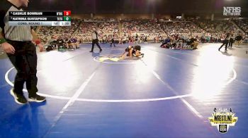 G5A-105 lbs Cons. Round 1 - Katrina Gustafson, TUTTLE (Girls) vs Cashlie Bowman, WEATHERFORD (Girls)