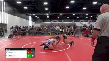 129 lbs Semis & 1st Wrestleback (8 Team) - Lars Cooper, West Virginia vs Ashton DACK, Elite Ath Club DZ (IN)