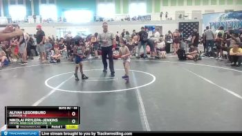 44 lbs Round 3 - Aliyah Legorburo, Gladiator vs Nikolai Prylepa-Jenkins, Crystal River Club Wrestling