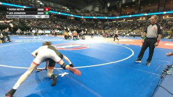 113 Class 2 lbs 3rd Place Match - Lex Johnston, Oak Grove vs Peter Heyen, Southern Boone