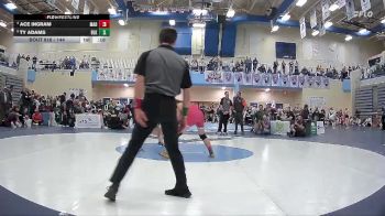 144 lbs 5th Place Match - Ty Adams, Blackfoot High School vs Ace Ingram, Madison