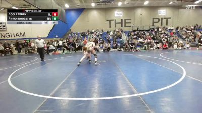 135 lbs Cons. Semi - Ryan Doucette, RWC - Roy Wrestling Club vs Cole Terry, Northside Wrestling Club