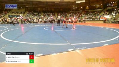 57 lbs Round Of 16 - Jayna Whitford, Sanderson Wrestling Academy vs Brynley Rubinstein, Purler Wrestling Academy (PWA-NWA)