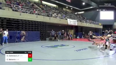 120 lbs Consolation - Eric Catenacci Jr, Plymouth Meeting, PA vs Zachary Belverio, Clark, NJ