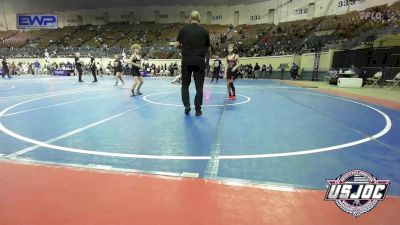 100 lbs Consi Of 8 #1 - Waylon Wright, Weatherford Youth Wrestling vs Gunner Adams, D3 Wrestling Cluib