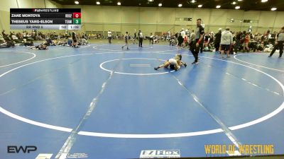 55 lbs Rr Rnd 5 - Zane Montoya, Regulators 9U 2 vs Theseus Yang-Elson, Team Savage 9U