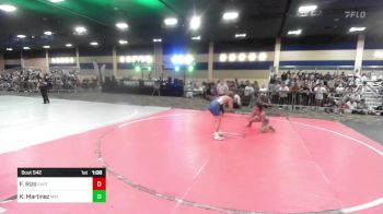 106 lbs Round Of 64 - Felipe Rizo, East Bakersfield Wrestling vs Kevin Martinez, Mat Warriors